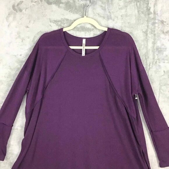 Forgotten Grace Womens Small Purple Oversized Pullover Stretch Sweater NWOT - Picture 11 of 11